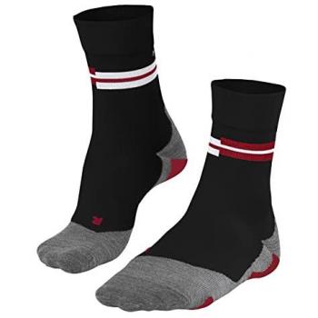 Falke RU5 Running Socks Men - black - Size: 46-48, Ultralight Cushioning, Anti Blister, Light Compression, Thin, Vegan, Ideal For Competition, Quick-Drying, Breathable, Sustainable Functional Yarn (1