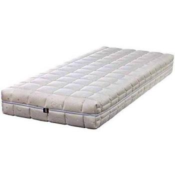 Colchón Cara a Cara de Látex y Memoria de Forma 70x190 cm, Flexible + Almohada Viscoelástica, Funda Desmontable y Lavable, 7 Zonas de Confort