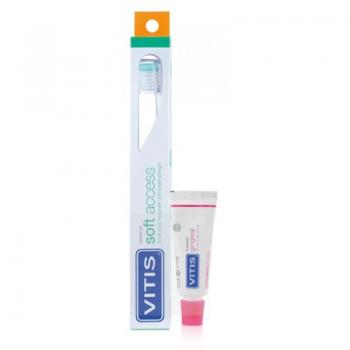 Vitis Cepillo Suave Acceso + Dentífrico Gingival 15 ml
