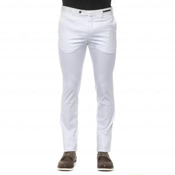 PT Torino White Cotton Jeans & Pant - IT54 | XXL