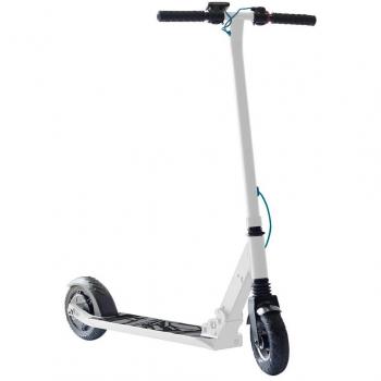 SmartGyro Xtreme XD - Patín eléctrico para niños y jóvenes, ruedas 8, 3 velocidades, plegable, ligero y manejable, autonomía de 18 Km, batería litio, freno eléctrico, Scooter, luces traseras, Blanco