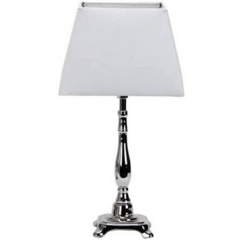 FABRILAMP Sobremesa Ciclido E27 Cromo Blanco
