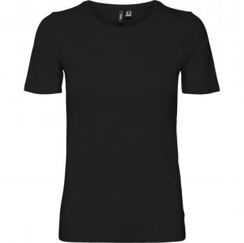 Vero Moda Lulu Women's Short Sleeve T-Shirt, Black