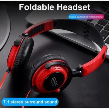 Auriculares In-Ear Prácticos con Buen Efecto Sonoro y Diseño Portátil en Rojo