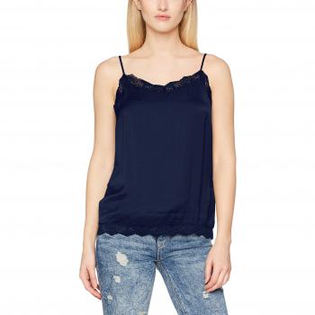 Vila Vicava Lace Singlet-Noos, Camiseta sin Mangas para Mujer, Azul