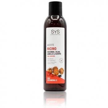 ACEITE DE RICINO ORGANICO SYS 200ml. 100% Puro, Natural y Prensado en Frío | Pestañas, Cejas, Cuerpo, Cabello, Barba, Uñas | Vegan Castor Oil