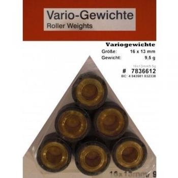 variomatik ruedas Pesas 16 x 13 mm 9 5 gr para roller benzhou Yy50Qt de 26