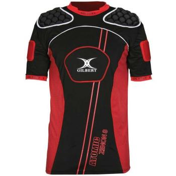 GILBERT Atomic Zenon V2 Chaleco protector para adulto, Negro/Rojo, L