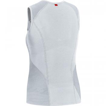 GORE RUNNING WEAR Essential Base Layer Windstopper Lady - Camiseta sin mangas de running para mujer, color gris, talla 40