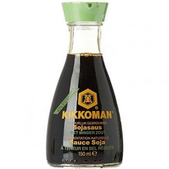 Salsa de Soja Kikkoman 150ml Baja en Sal