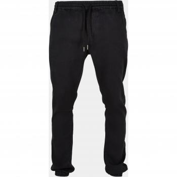 Pantalones de deporte Urban Classics Knitted Denim Jogpants para Hombre 3XL Negro
