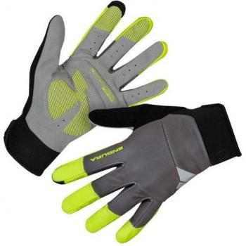 Endura Windchill Gloves Hi Viz Yellow - Size: L - male, winter cycling gloves