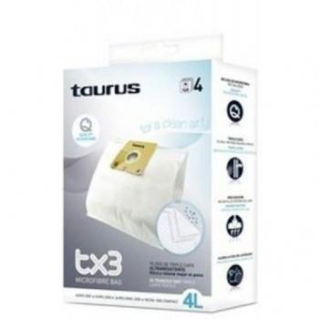 Taurus Microfibra TX3 Papel Accesorio Bolsa Aspirador, Polyester, Multicolor