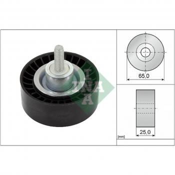Polea tensora/guía, correa trapezoidal y poli V INA 532 0886 10