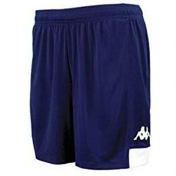 Kappa PAGGO Pantalón Corto de equipación, Hombre, Azul Marino/Blanco, 2XL