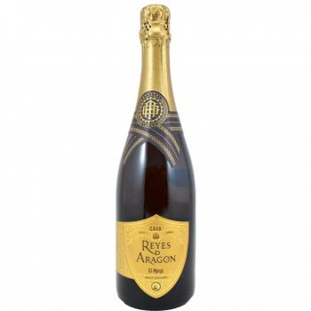 Cava Brut Nature Reyes de Aragón El Monje 75 cl x 6 - Total 4.5 litros, caracterizado por ser un vino espumoso seco, con una burbuja fina y persistente, elaborado mediante el método tradicional