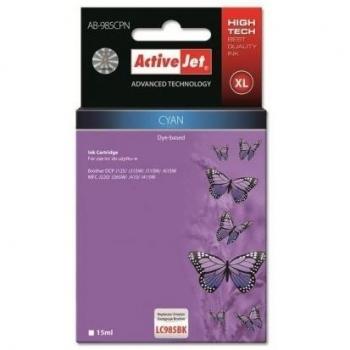 ActiveJet AB-985CPN - Cartucho compatible con Brother LC985, color cian