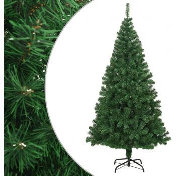 vidaXL Artificial Christmas Tree with Thick Branches Green 240 cm PVC