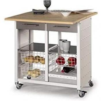 DON HIERRO - Carrito de cocina/Mesita auxiliar, EKO