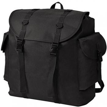 vidaXL Mochila Estilo Ejército 40 L Color Negra Dimensiones: 45 x 21 x 50 cm