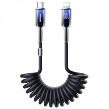Cable USB-C a Lightning Joyroom S-A43 30W con carga rápida y datos, 1.5m, negro