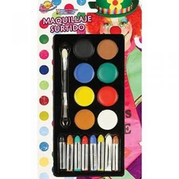 Set de maquillaje de carnaval 17 piezas de colores de colores para pintar