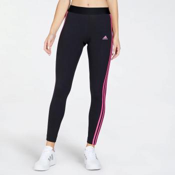 Mallas largas Adidas 3S para mujer en color negro y fucsia