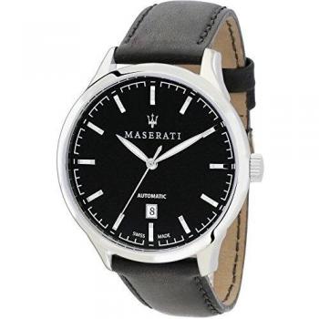 Maserati Attrazione Black Sunray Dial Automatic Men's Watch