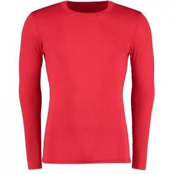 Camiseta Interior de Manga Larga Warmtex® para Hombre - Ropa Deportiva Talla 2XL Roja