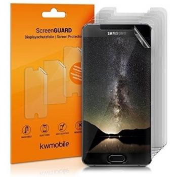 6x kwmobile Lámina protectora de pantalla MATE y ANTIREFLECTANTE con efecto antihuellas para Samsung Galaxy A5
