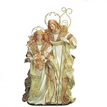 Adorno Navideño DKD Home Decor Blanco Dorado Plástico 48 x 28 x 90 cm