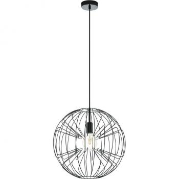 Lámpara Colgante Okinzuri Negra E27 60W Ø450mm