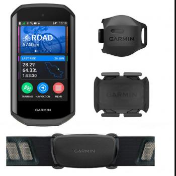 Garmin Edge 1050 Bundle GPS Ciclista Negro con pantalla táctil de 3.5 pulgadas, navegación avanzada, conectividad Bluetooth y ANT+, mapas preinstalados de rutas ciclistas, monitorización de rendimiento y métricas avanzadas