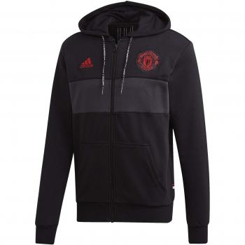 adidas MUFC FZ HD Sudadera, Hombre, Negro, 2XL