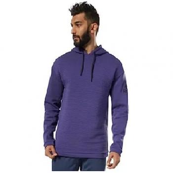 Sudadera Reebok Wor Fleece OTH con Capucha Morada para Hombre XS