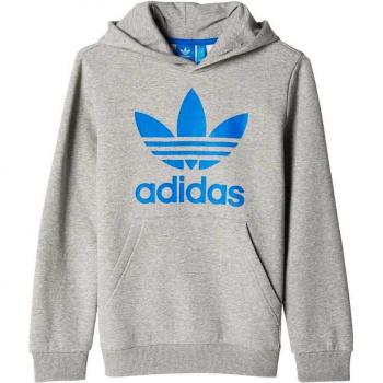 adidas J Trf Hoodie Sudadera, Niños, Gris