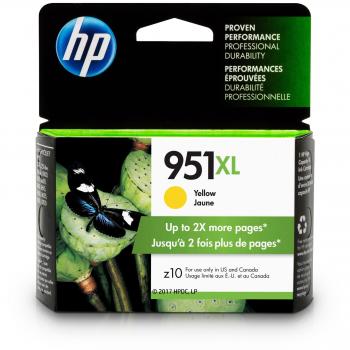 HP 951XL High Yield Yellow Original Ink Cartridge (CN048AN)