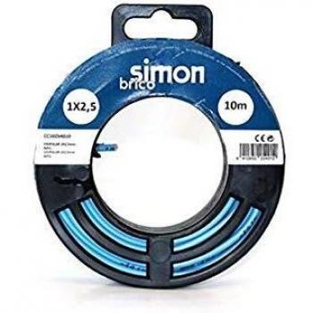 Simon Brico Cc10254010 - Unipolar h07v-k 1x2.5 azul 10m