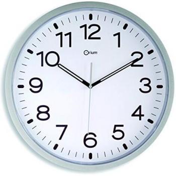 CEP Reloj de Pared, 40 cm, Color Gris, 40x40x5 cm