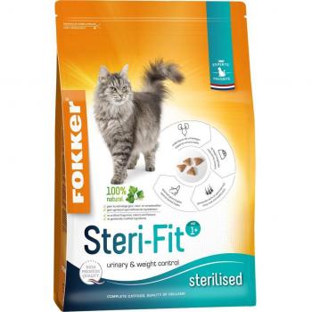 Fokker Cat Steri-Fit Alimento para Gatos Esterilizados - 10 kg