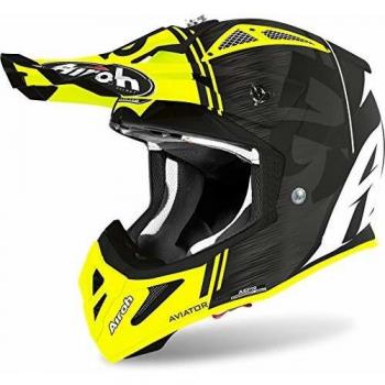 Airoh HELMET AVIATOR ACE KYBON YELLOW MATT L