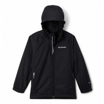 Columbia Dalby Springs II Chaqueta Impermeable Niño Negro (XS)