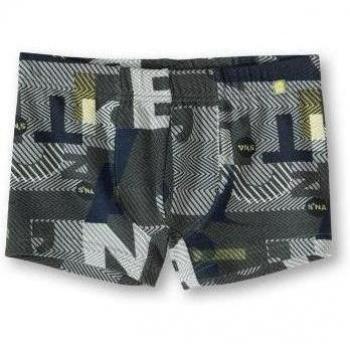Sanetta Niños Bóxer, Por todo Estampado 371280 - Gris