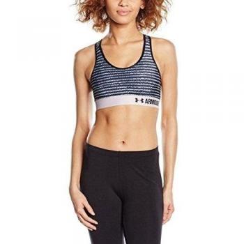 Under Armour - Sujetador de deporte para mujer Negro negro Talla:FR : M
