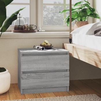Mesita de noche madera contrachapada 50x39x43,5 cm Blanco, Negro, Gris y más - Mesita habitación mesitas de noche dormitorio para Salón, Estudio, Moderno Mesa Auxiliar