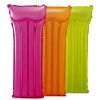 Intex 59717 Colchoneta 183 x 76 cm Color Amarillo Naranja y Rosa