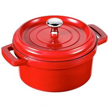 Lacor - 25909 - Cacerola Aluminio Fundido 10Ø - Roja