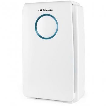 Orbegozo PU 1000 - Purificador de aire con filtro HEPA, 5 etapas de purificación, área hasta 35 m2, temporizador, panel táctil, contra alérgenos y olores, 45 W