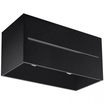 Aplique de Techo LOBO 2 Luces G9 Aluminio Negro