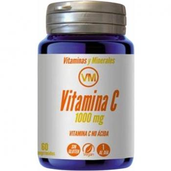 Ynsadiet Vitamina C 1000mg No Ácida Sin Gluten 60 Comprimidos